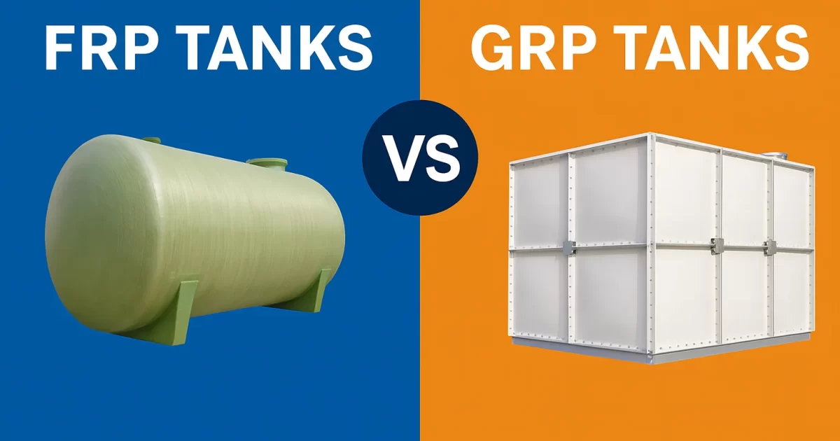 frp tank vs grp tank