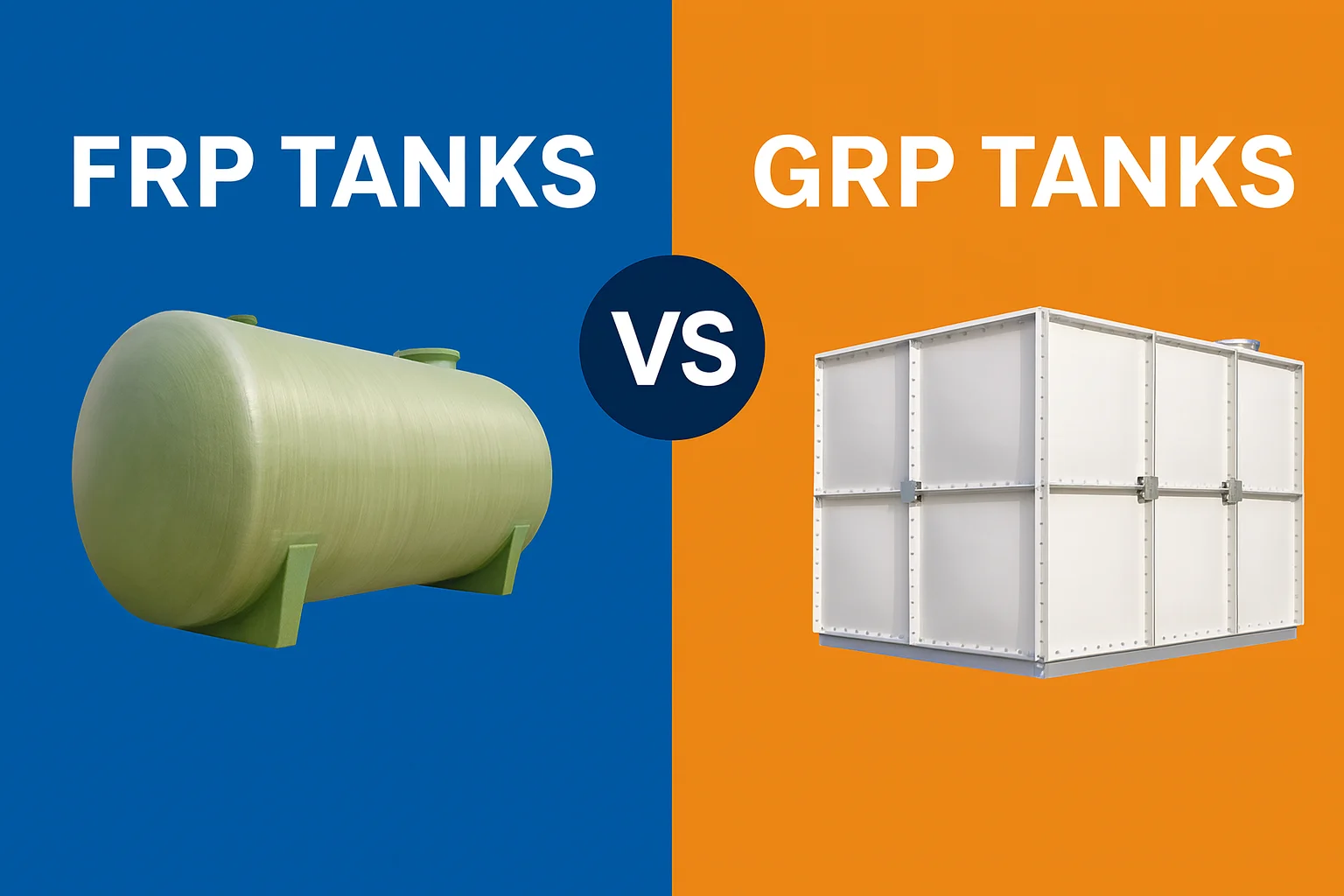 frp tank vs grp tank