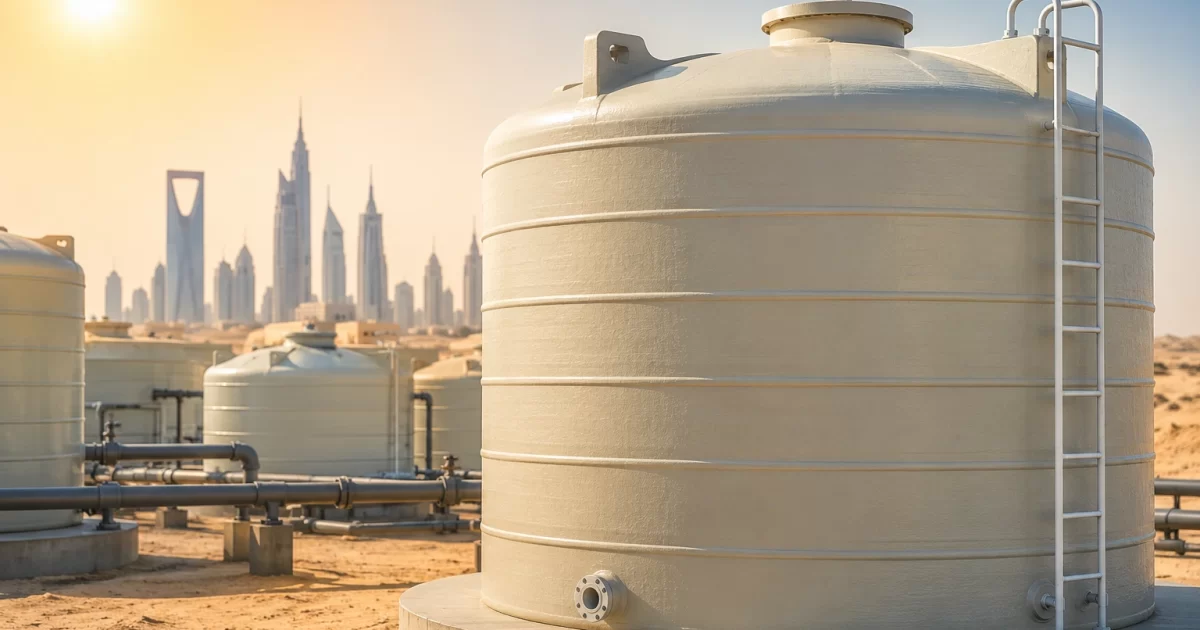 FRP water tank lifespan